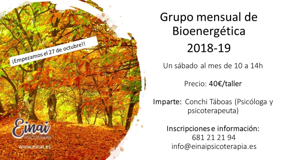 13. Grupo mensual bioenergética 2018-9
